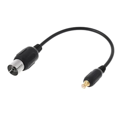 A Female Iec To Male Mcx Antenna Pigtail Cable Cord Adapter