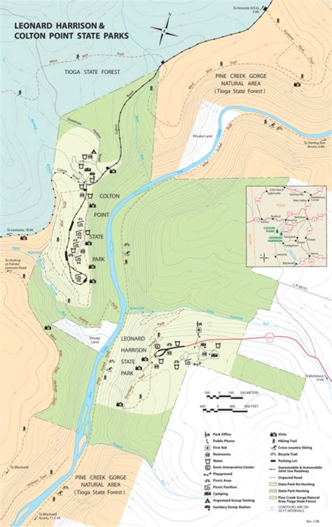 Leonard Harrison And Colton Point State Parks Map By Avenza Systems Inc