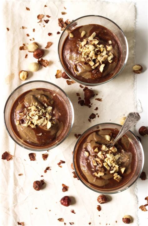 Roasted Hazelnut And Chocolate Mousse Aka Healthy Notella Cups