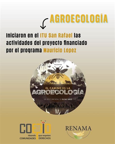 Agroecología Iniciaron En El Itu San Rafael Las Actividades Del