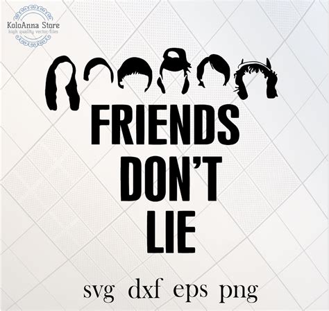 Friends Don T Lie Svg Strange Svg Friends Svg Upside Etsy