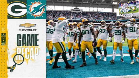 Game Recap 5 Takeaways From Packers Christmas Victory Over Dolphins