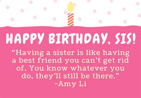 101 Amazing Happy Birthday Sister Messages And Quotes