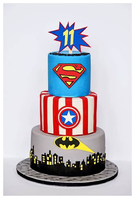 Superheroes Cake