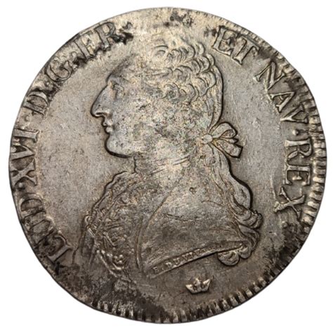 Louis XVI écu aux branches d olivier 1788 Toulouse Anjou Numismatique