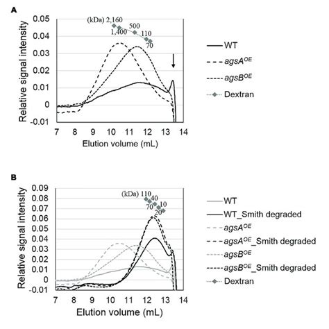 High Performance Size Exclusion Chromatography Elution Profiles Of