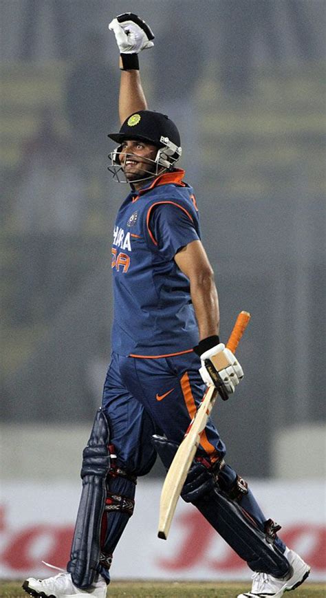 Suresh Raina Is All Smiles After Getting To Fifty Espncricinfo