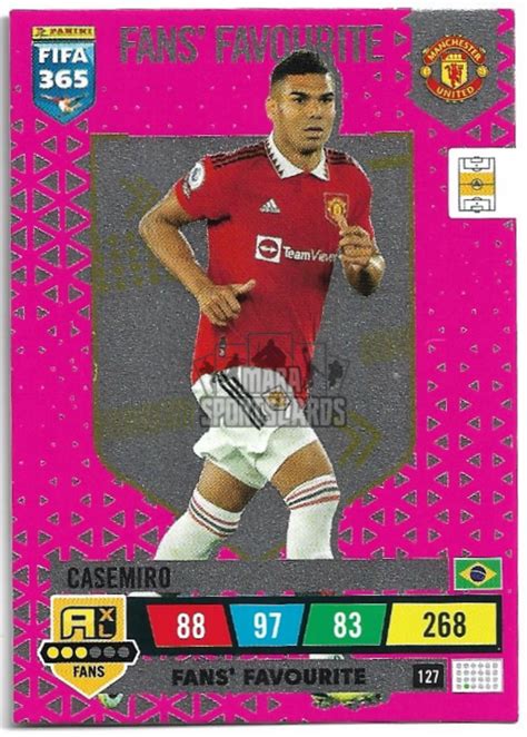 Panini Adrenalyn Fans Favourite Casemiro 2023 Panini Fifa 365 Mara