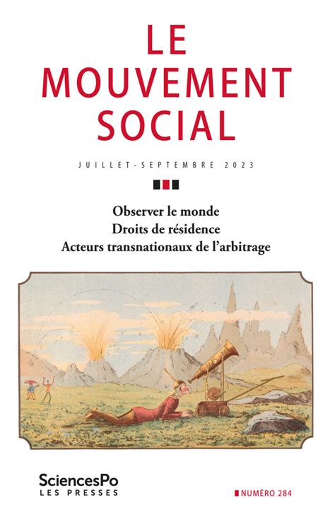 Le Mouvement Social 284 Juillet Septembre 2023 Presses De Scie