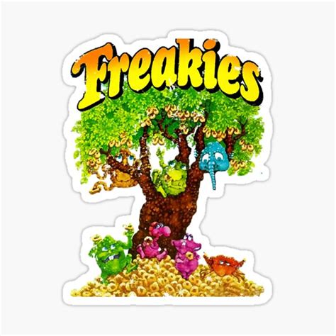 Freakies Cereal Sticker For Sale By Carollson Redbubble