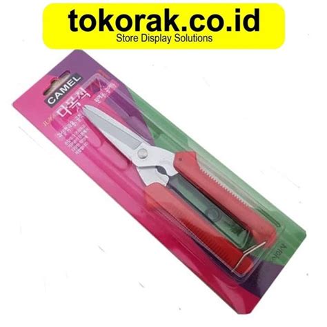 Jual Gunting Korea Camel Dahan Serbaguna Holo Hollow Seng Baja Ringan