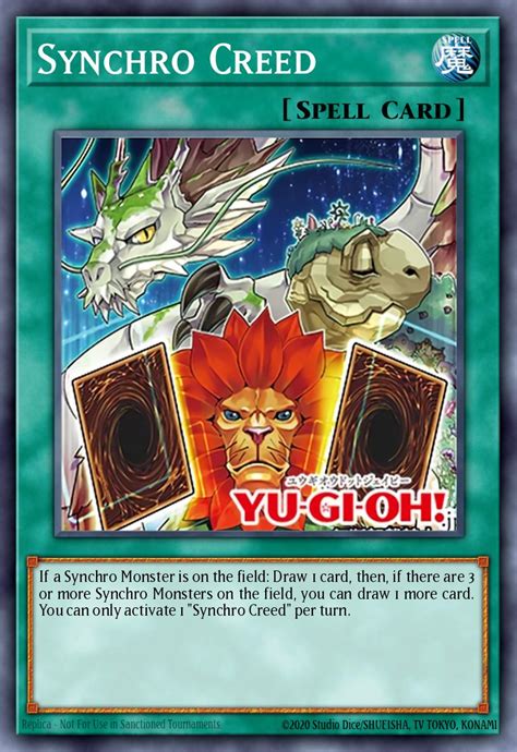 Synchro Creed Yu Gi Oh Card Database Ygoprodeck