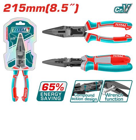 Thtc520806 Compound Action Long Nose Pliers Total Tools Malaysia