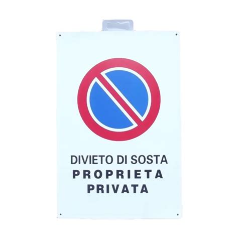 10X CARTELLO DIVIETO SOSTA PROPRIETA PRIVATA Targa PVC 30x20 Negozio