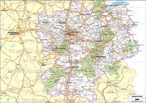 Carte Routière Des Alpes Voyage Carte Plan