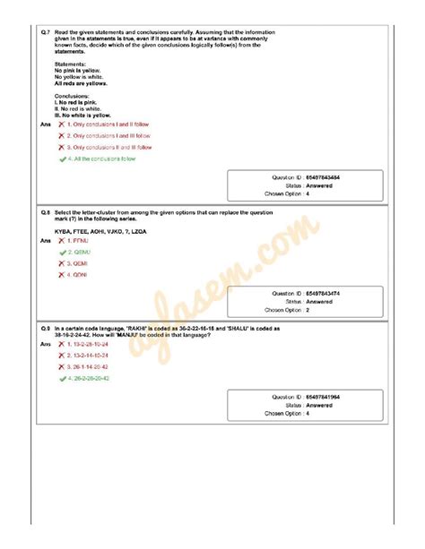 Ssc Cgl Question Paper 2021 Pdf Download Here Aglasem Career