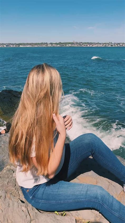 Cliff Fashion Style Blonde Water Beach Aesthetic Summer East Coast