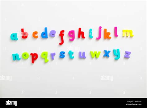 Child Abc Fridge Magnet Spelling Alphabet In Brightly Coloured Plastic