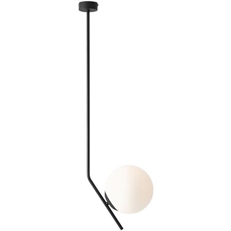 Lampa Sufitowa Szklane Kule Gallia Bia O Czarna Aldex