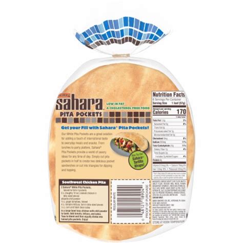 Thomas Sahara Regular Size White Pita Pockets 6 Ct 12 Oz Ralphs