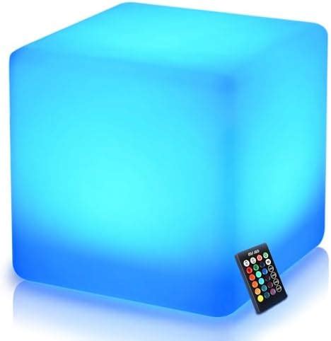 Mr Go Cm Inch Rechargeable Led Cube Chair Light Rgb Colors