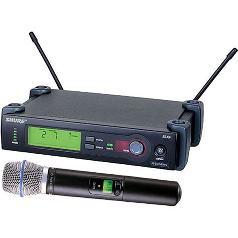 Shure SLX Series Wireless Microphone System SLX24 BETA87A G4 B H