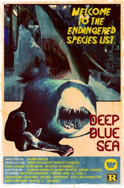 Deep Blue Sea 1999 Deep Blue Sea Movie Deep Blue Sea Shark Deep