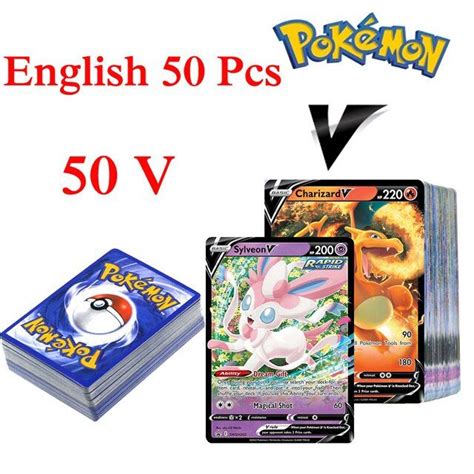 Pokemon Cards Vstar Vmax Gx In English Letter With Rainbow Arceus Shiny