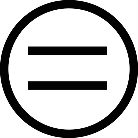 equal sign vector art icons  graphics