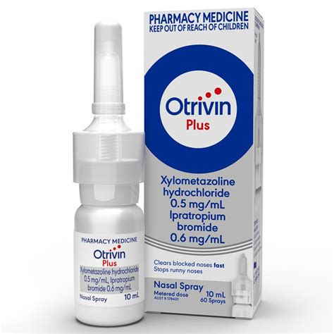 Buy Otrivin Adult Plus Nasal Spray 10ml Online At Chemist Warehouse®