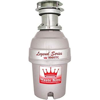 Waste King Legend Series 1 HP Batch Feed Garbage Disposal With Power