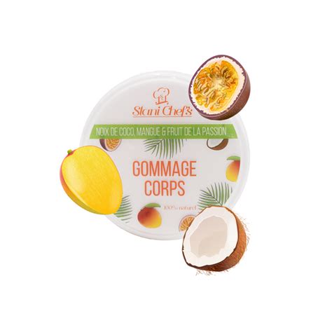 Gommage Corps Noix De Coco Mangue Fruit De La Passion Naturel