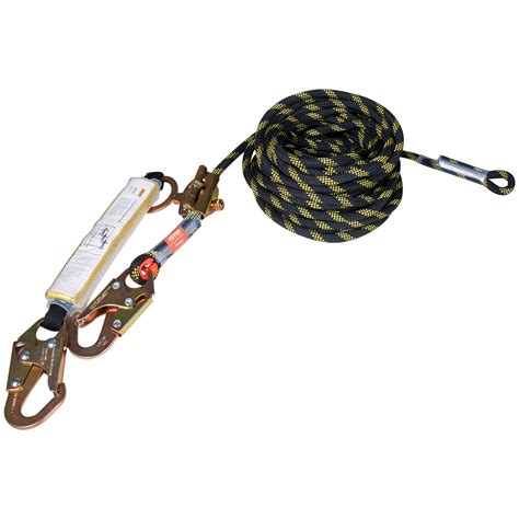 VEVOR Vertical Lifeline Assembly 100 Ft Fall Protection Rope 30 KN ANSI