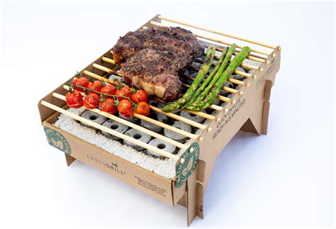 Instant Bamboo Coal Disposable Grill Casusgrill Biodegradable Eco