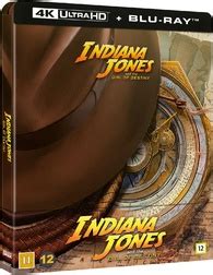 Indiana Jones And The Dial Of Destiny 4K Blu Ray SteelBook Sweden