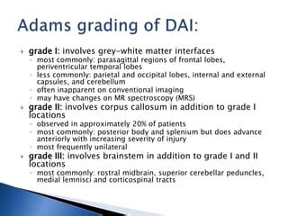 Diffuse axonal injury | PPT