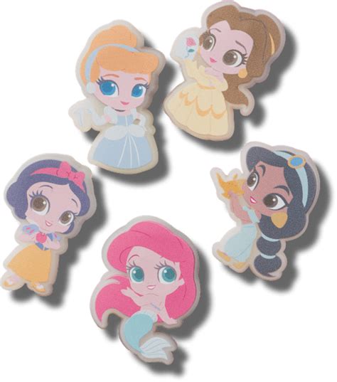 Disney Princess LED 5 Pack Jibbitz Charms Crocs