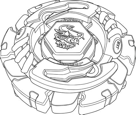 Beau De Dessin Toupie Beyblade Collection Coloriage