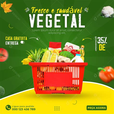 Fresco e Saudável Vegetal Supermercados Hortifruti 35 Desconto Social