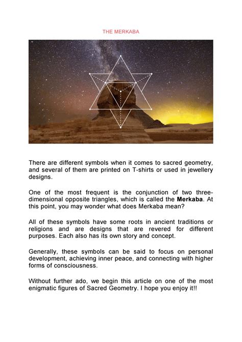 Merkaba By Sacredcrafts Issuu