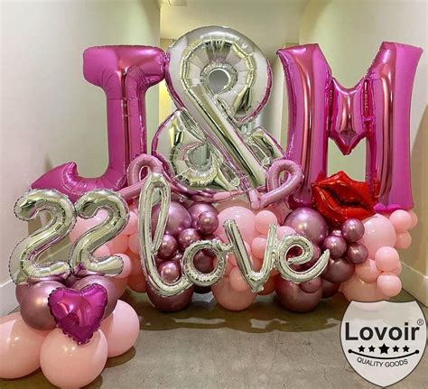 Buy Lovoir Inch Large Hot Pink Letter N Balloons Big Size Jumbo