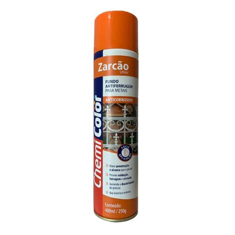 Fundo Spray Antiferrugem p Metais Zarcão Chemicolor 400ml Shopee Brasil