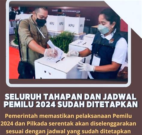 Seluruh Tahapan Dan Jadwal Pemilu 2024 Sudah Ditetapkan Harian Dewata