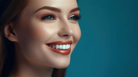 Premium Ai Image Dental Care Beautiful Wide Smile Of Healthy Woman