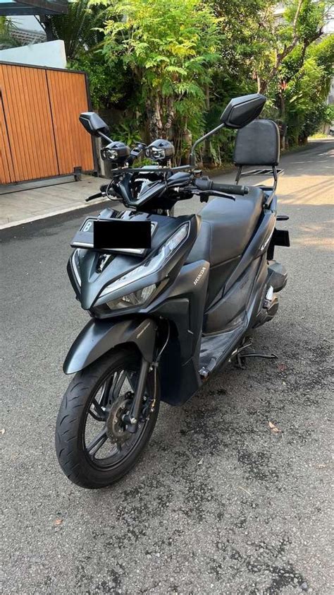 Full Modif Honda Vario 150 Esp 2018 Warna Black Matte Doff Lacak Harga