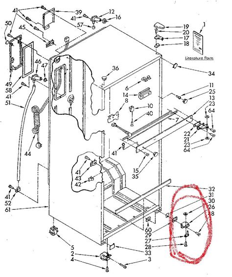 Kenmore Coldspot Model 106 Parts Diagram