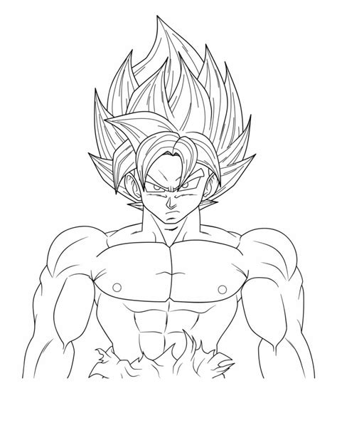 Las Mejores Dibujos De Goku Ssj Para Colorear Jorgeleon Mx Sexiz Pix