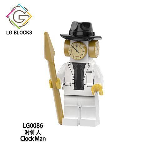 Skibidi Battle Clockman LG0086 Minifigures - Brixtoy