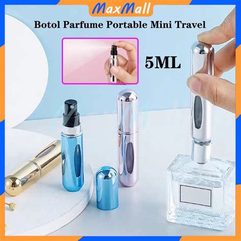 Jual Botol Parfum Travel Refillable Atomizer Spray 5ml Mini Bottle