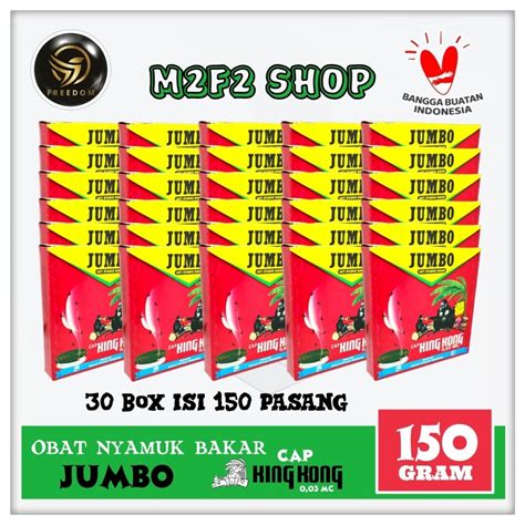 Jual King Kong Jumbo Obat Anti Nyamuk Bakar 0 03 MC 150 Gr Kemasan